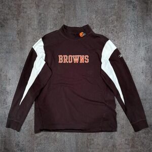 vintage cleveland browns turtle neck.